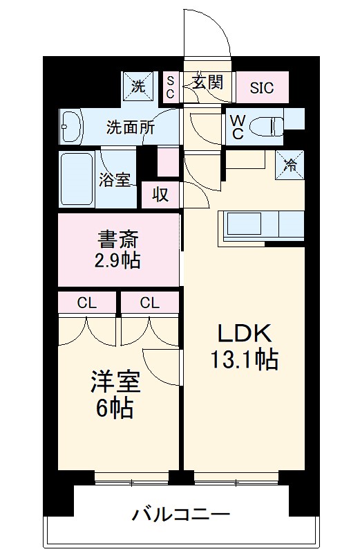 ＧＯＴＥＮ武蔵小杉の間取り