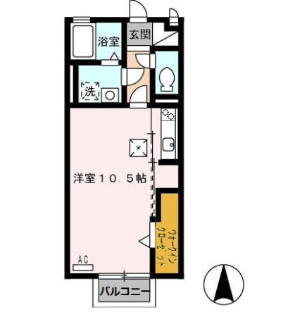 リベルテ末広の間取り