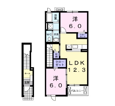 メゾン入道の間取り