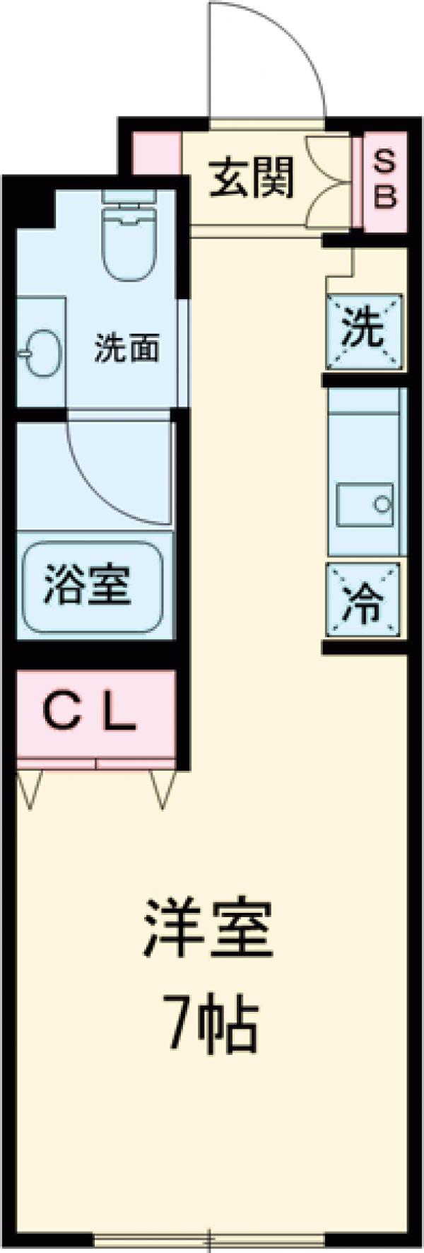 ミリアレジデンス品川中延の間取り