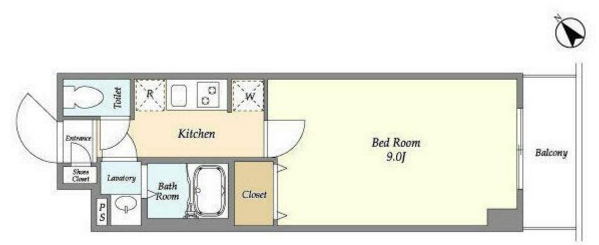 アルファコート東六郷の間取り