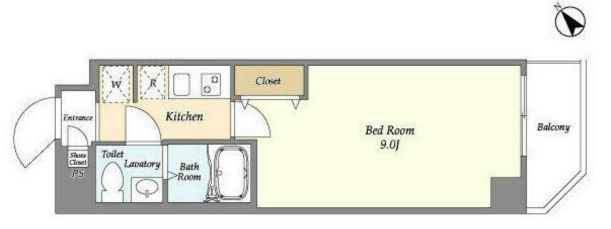 アルファコート東六郷の間取り