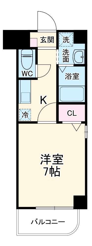 ジュネスFUKUDAの間取り