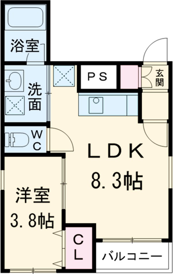 shiva apartmentの間取り