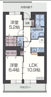 フラン シエロの間取り