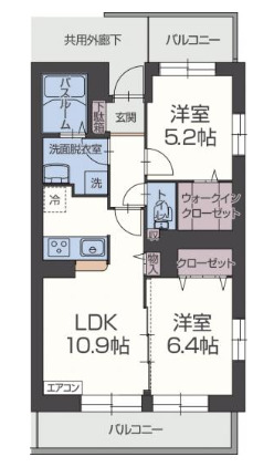 フラン シエロの間取り