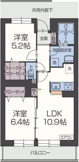 フラン シエロの間取り