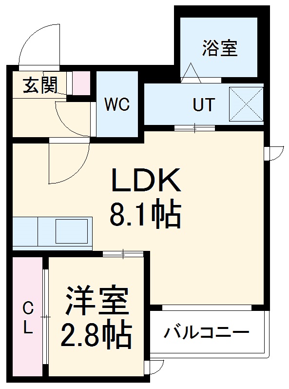 Grandtic Smart 山王の間取り