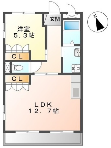 マーガレットガーデンⅡの間取り