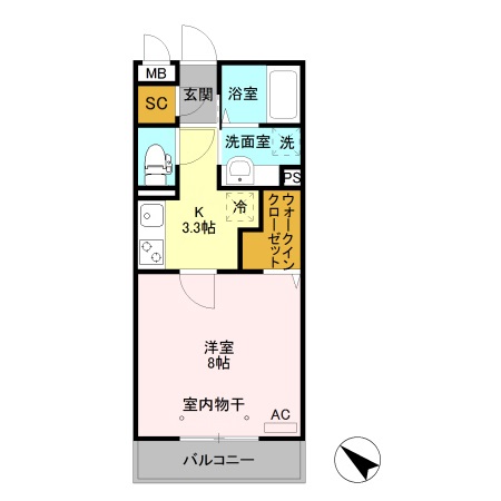 オペラハウス宮子の間取り