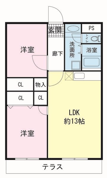 クレアトゥールの間取り