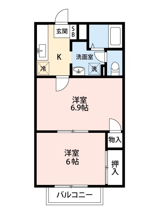 ソリアードメゾンの間取り