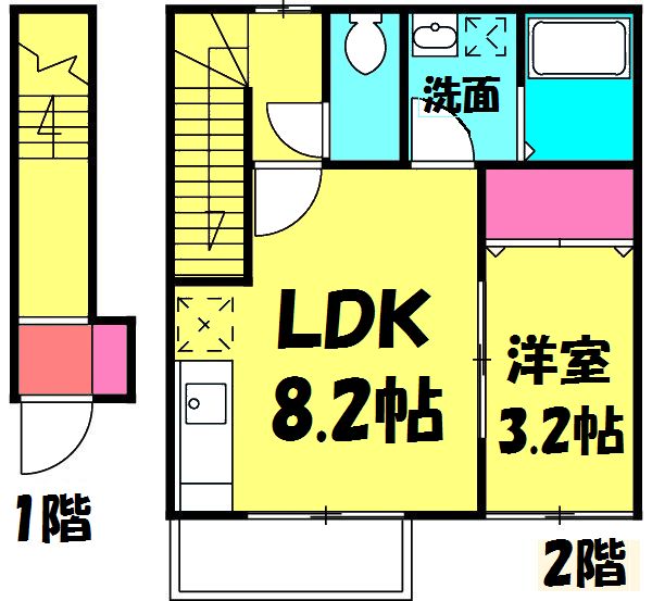 フェリシティの間取り