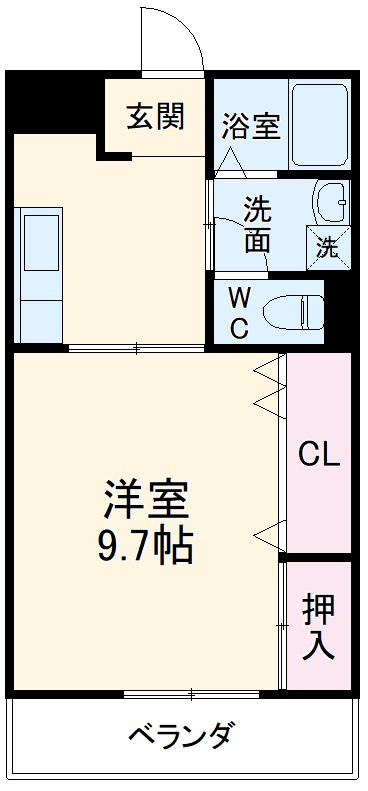 サンハウス杉坂の間取り