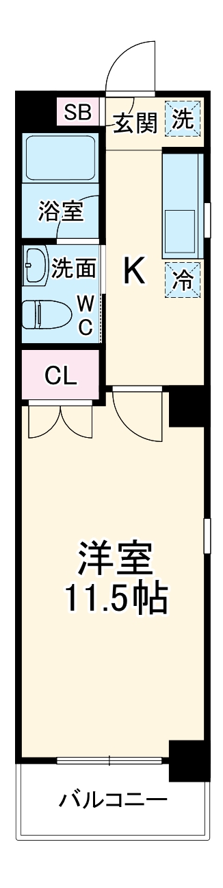 リベルテ桜山の間取り