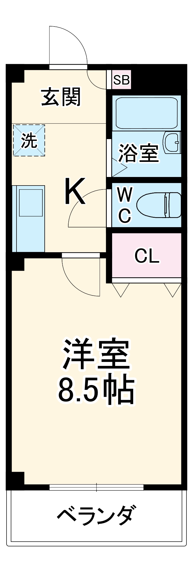 ジェミニMの間取り