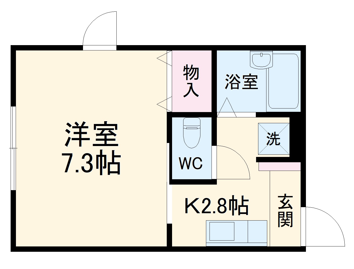 オリーブの間取り