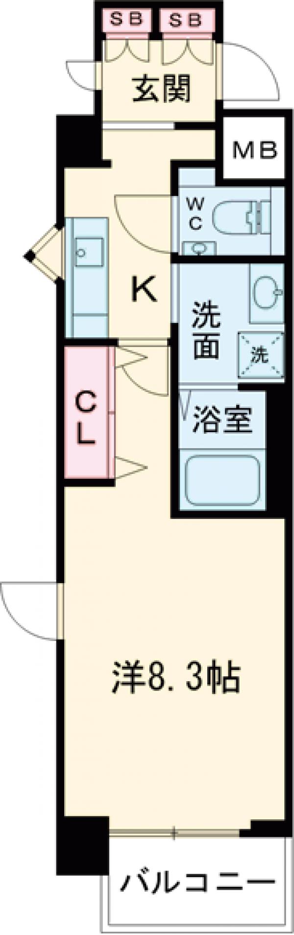 ダイナシティ明大前の間取り