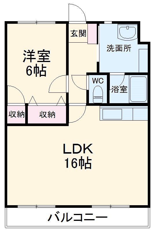 スウィートティファニーの間取り