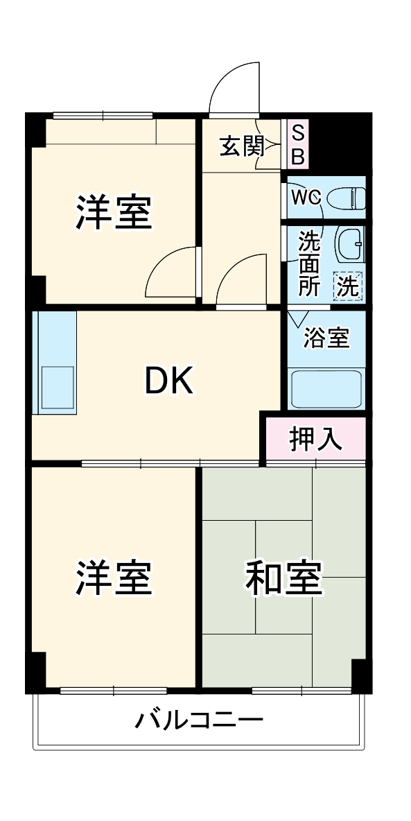 ブルームライフ市川の間取り