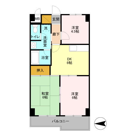 フローレンスMORITAの間取り