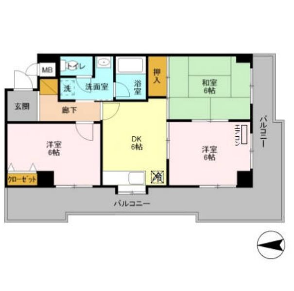 フローレンスMORITAの間取り