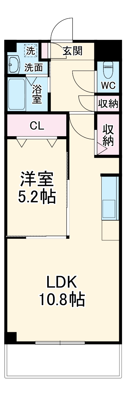 ドミールKの間取り