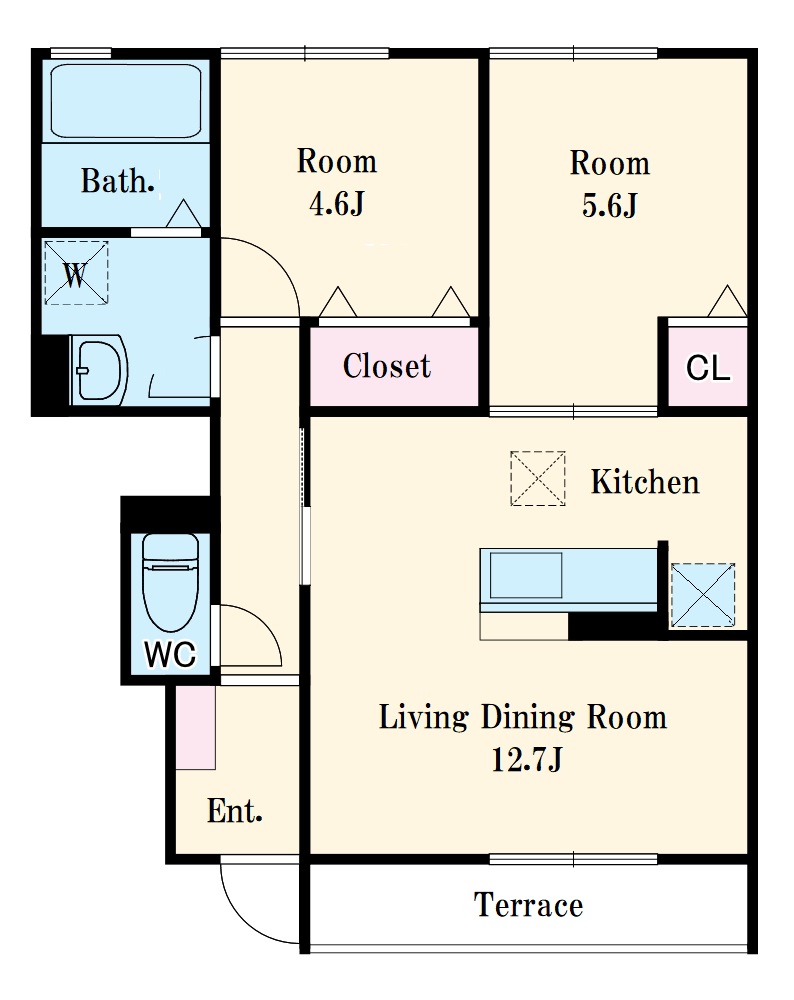 シャルマンドミール桜が岡 A棟の間取り
