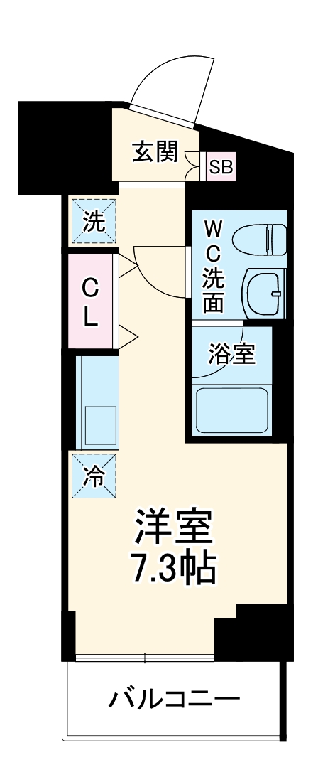 クラリッサ新綱島の間取り