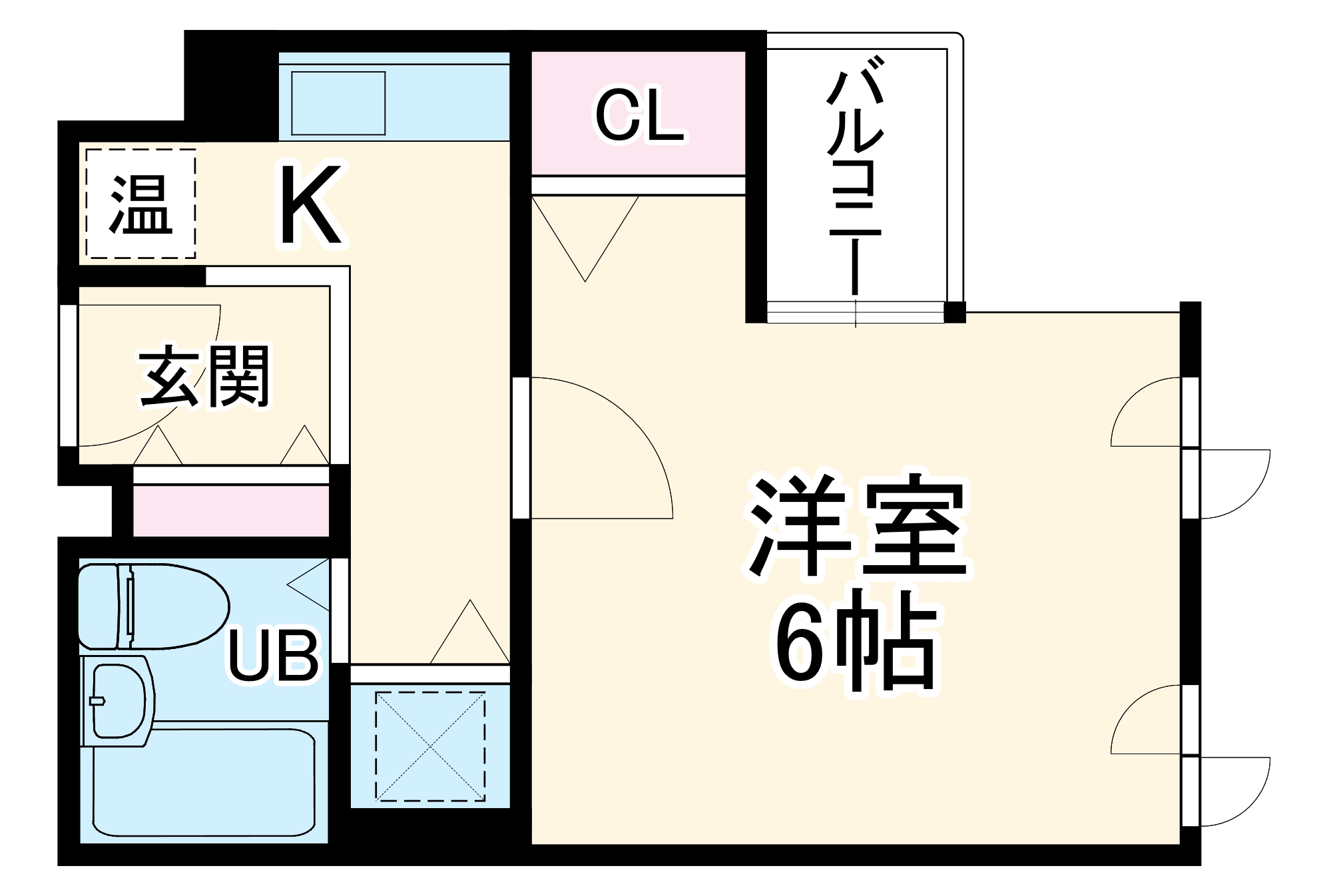 エルベコート緑地公園の間取り