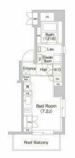 プライムアーバン長原上池台・701号室の間取り