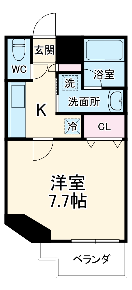 アスヴェル京都西京極の間取り