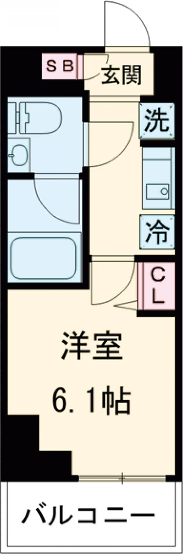 SHOKEN Residenceお花茶屋の間取り