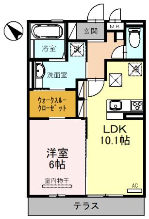 ボヌールの間取り