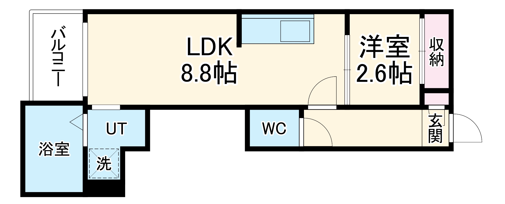 REGALEST下小田井の間取り