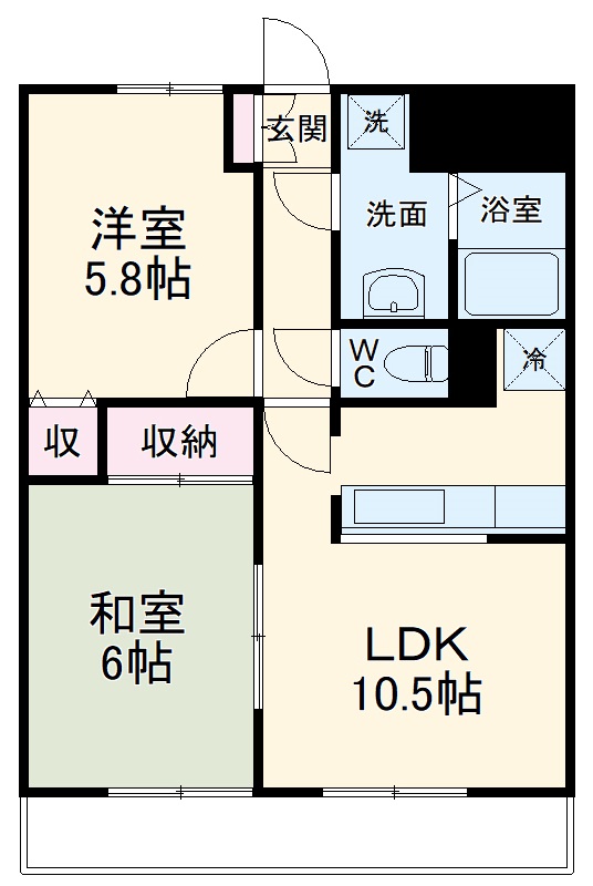 スーペリア稔台の間取り