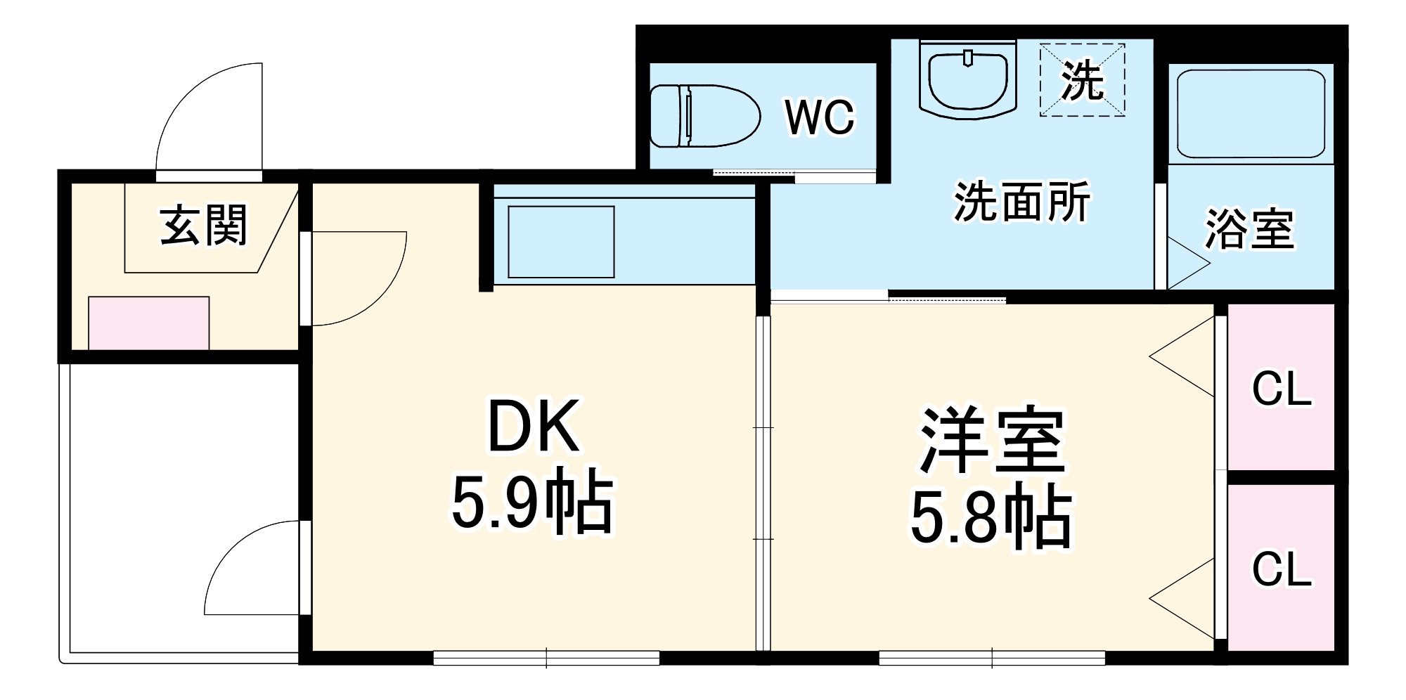 Port Terraceの間取り