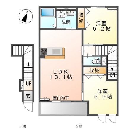 エクセルヴィラの間取り