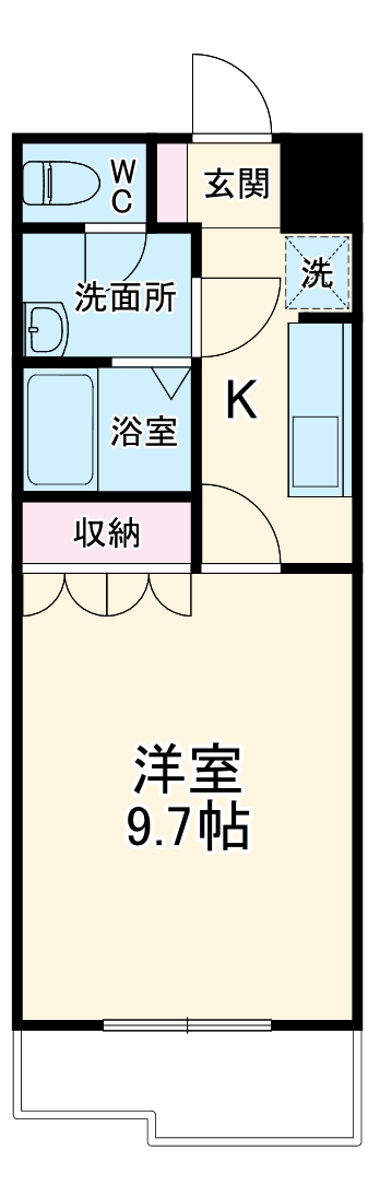 サンモール伝法の間取り