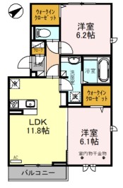 アロサールⅡの間取り