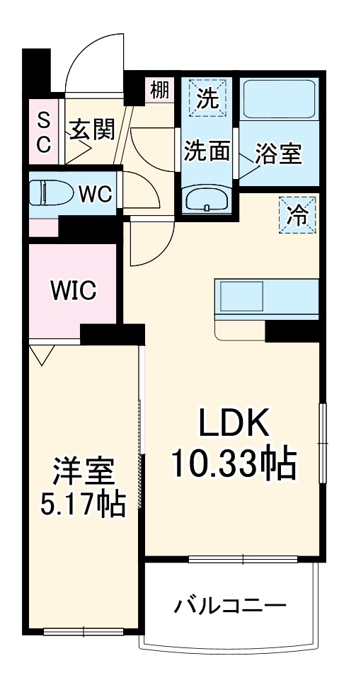CASA REGINAの間取り