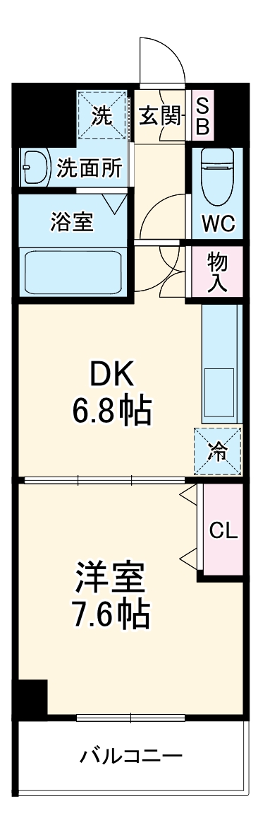 オークヒルズ壱番館の間取り