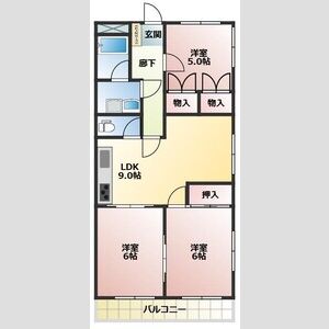 エクセレンス原 A棟の間取り