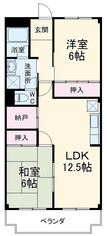 アーバニティ幸の間取り