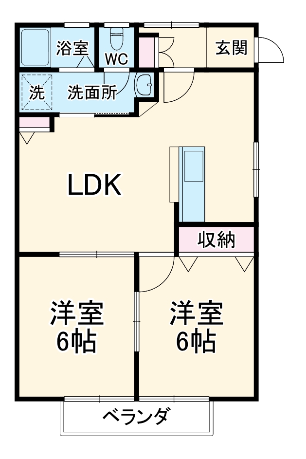 ベルメゾン鈴木の間取り