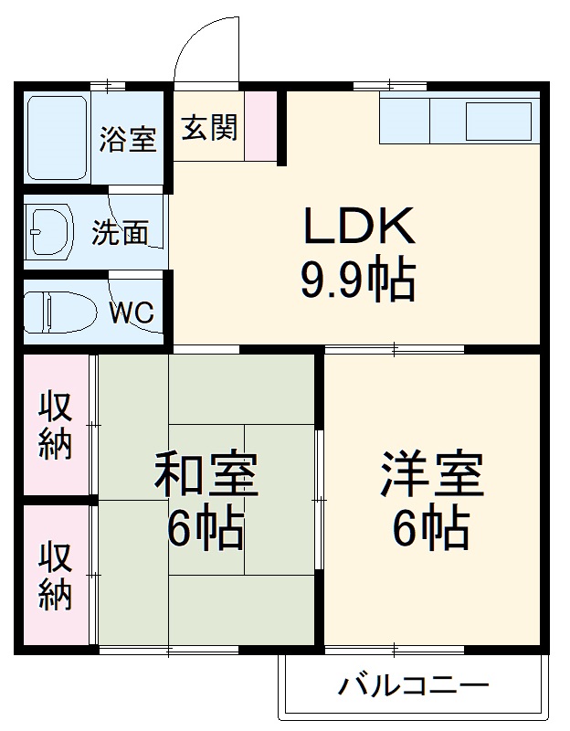 メゾンしいの木の間取り