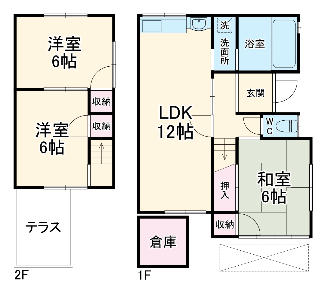 MINCA(梅ヶ坪町)の間取り
