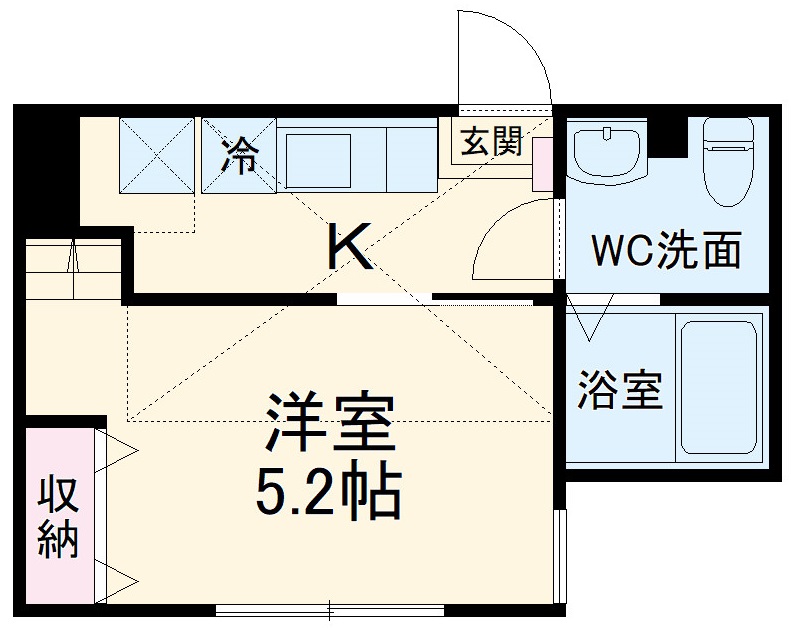 ブラウニーの間取り