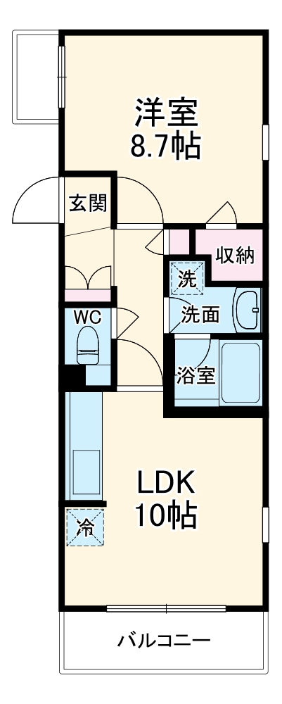コートデュールの間取り