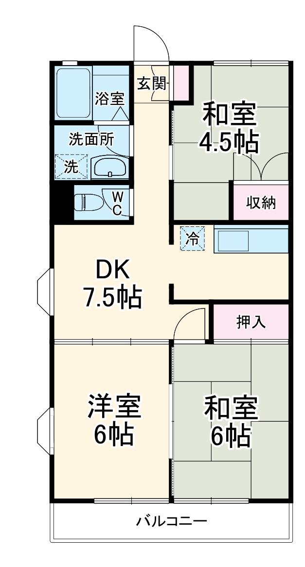 ラフィーヌ高橋の間取り